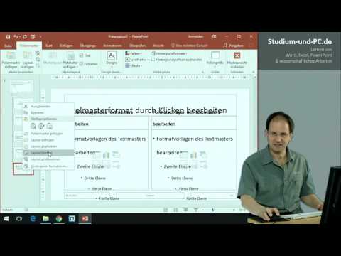 PowerPoint Folienmaster bereinigen  - https://www.studium-und-pc.de/