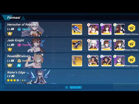 HI3 SEA | EX Abyss Red Lotus (D435) | Husk : Mysticism - HR JK RC WE*3 725Pts