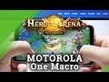 Heroes Arena Game Test On MOTOROLA One Macro Gameplay Performance Checkup