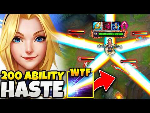 Lux but I have 200 Ability Haste and Spam my Laser Every 10 Seconds (PENTAKILL WITH ULT)