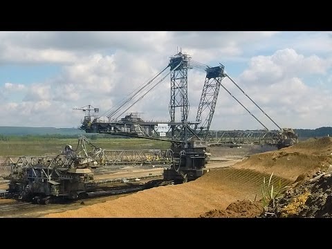 Schaufelradbagger Tagebau Inden - Zeitraffer
