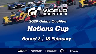 グランツーリスモ7 2026 Gran Turismo World Series Nations Cup Online Qualifier Round 3