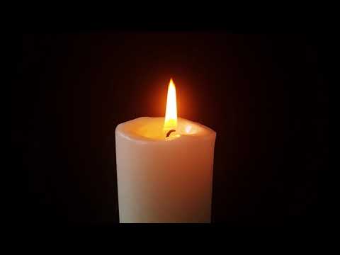 Burning Candle | 10 Hours | Relaxing Burning Flame | Video Only