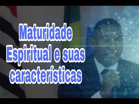 A maturidade espiritual e suas características/ Pr. Jaqueson Oliveira