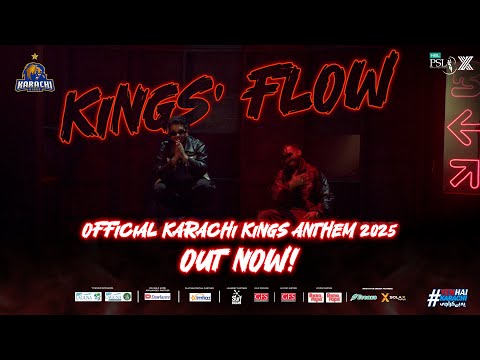 Kings' Flow  | Official Karachi Kings Anthem 2025 | Asim Azhar & Talhah Yunus
