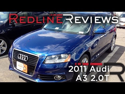 2011 Audi A3 2.0T Review, Walkaround, Start Up, Test Drive