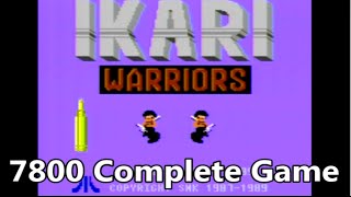 Ikari Warriors Complete Game Playthrough Atari 7800 - The No Swear Gamer