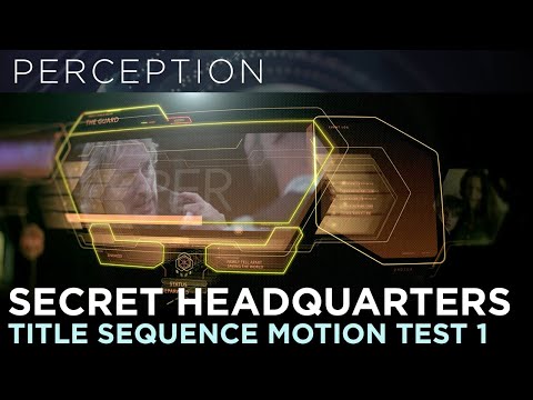 Secret Headquarters - Opening Title Sequence Screen Movement Motion Test 1