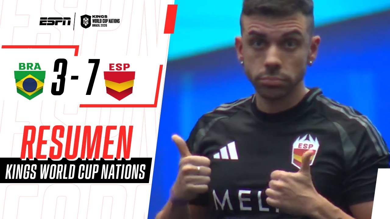 DJMARIIO ANOTÓ Y ESPAÑA SUPERÓ AL ANFITRIÓN DEL MUNDIAL | Brasil 3-7 España | RESUMEN