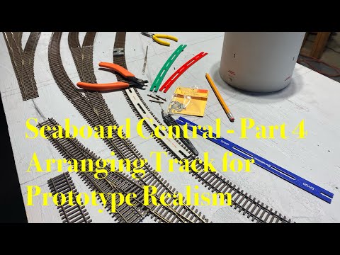 Seaboard Central Part 4 - Arranging Track for Prototype Realism