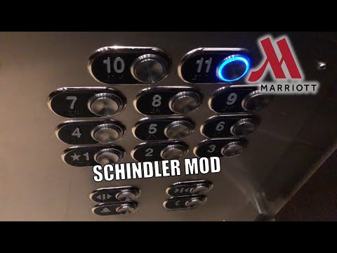 Dover (mod by Schindler) Traction Elevators - Marriott Suites O'Hare Airport in Rosemont, IL