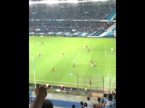 "Racing VS Independiente -Gol de Marcelo Díaz desde la tribuna explota todo" Barra: La Guardia Imperial &bull; Club: Racing Club