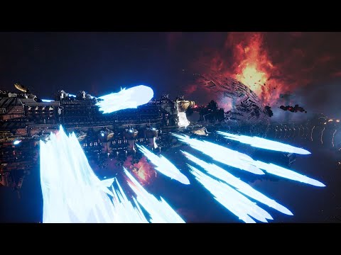 Skalgrim Mod - Imperator Somnium - Imperial Navy vs Chaos - Battlefleet Gothic Armada 2