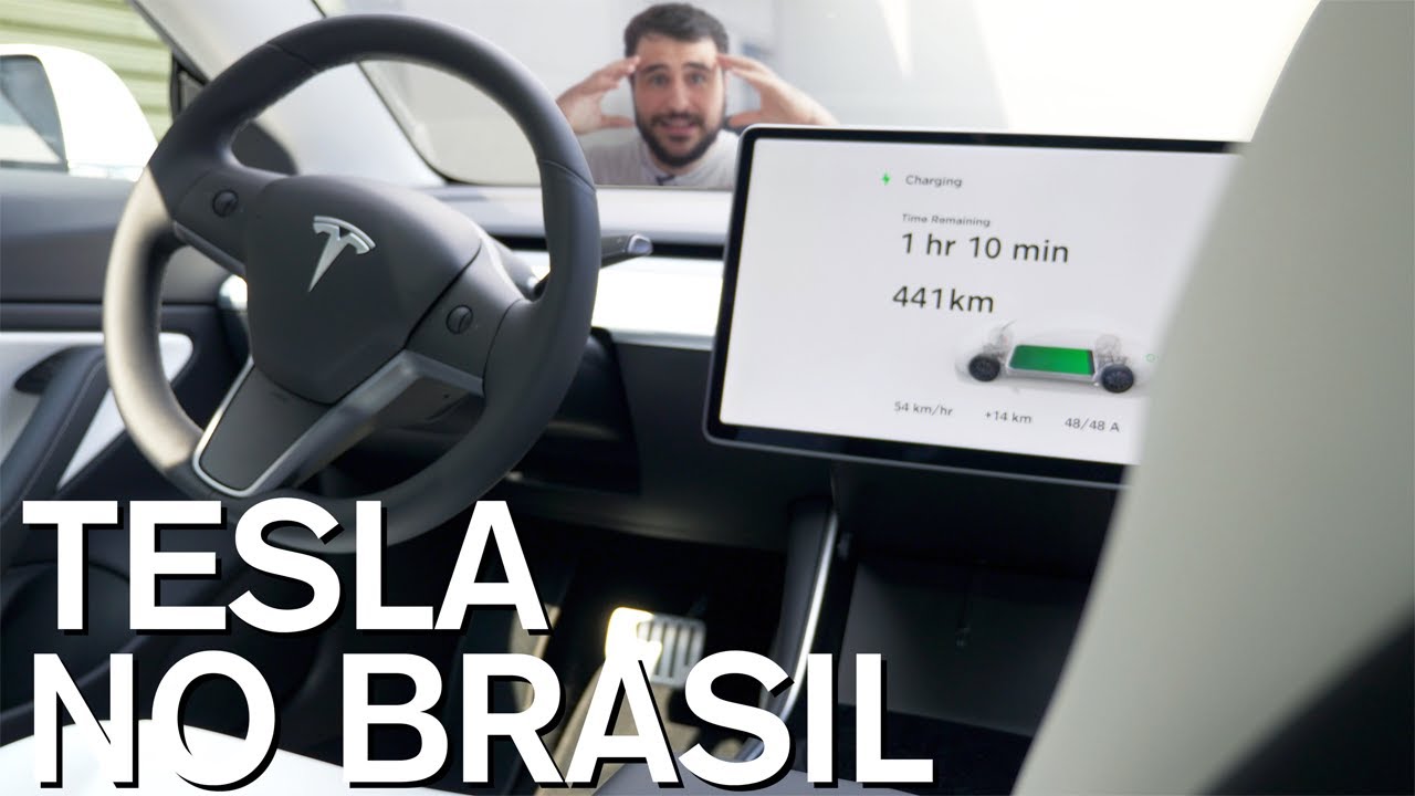 Trouxe um TESLA pro BRASIL! 🇧🇷 Por que CARRO ELÉTRICO vale a pena?
