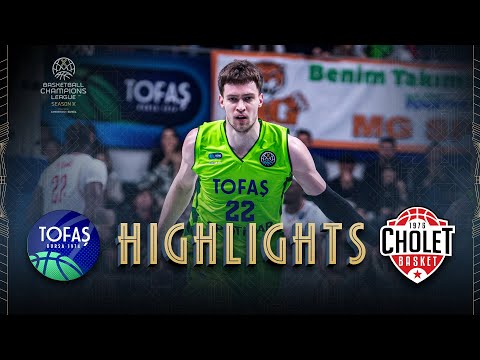 Tofas Bursa v Cholet Basket | Play-Ins Highlights | #BasketballCL 2025-26