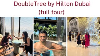 DoubleTree by Hilton M Square Dubai Hotel & Deluxe room tour| Pool| Spa & Wellne