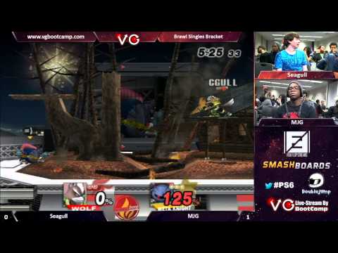 Phoenix Saga 6 - Seagull Joe (Wolf) Vs. MJG (Meta Knight) - Winners Quarters - SSBB