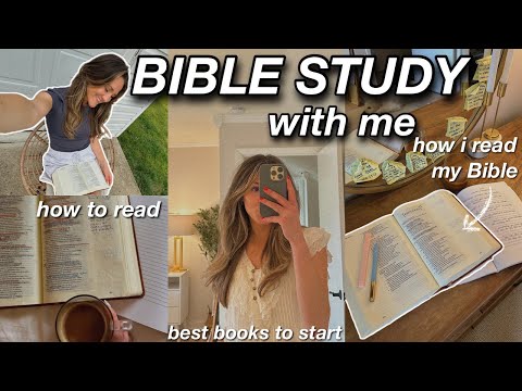 BIBLE STUDY WITH ME ♡ how i bible study & grow closer to God! ✨
