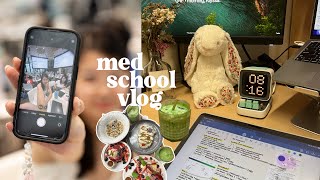 med school vlog 💉| productive weeks in my life: immunology, cafes, recess week, jb trip!