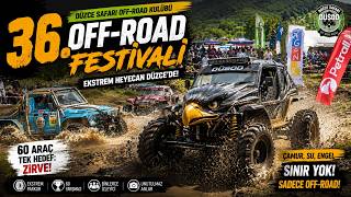 Düzcede Off Road Festivali Nefes Kesti 60 Araç Zorlu Parkurda Yarıştı