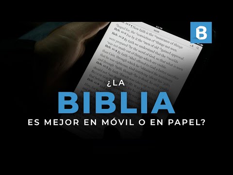 La Biblia: versión DIGITAL vs versión en PAPEL