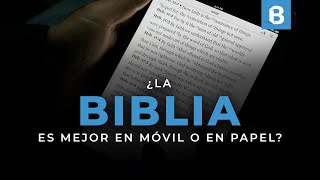 La Biblia: versión DIGITAL vs versión en PAPEL