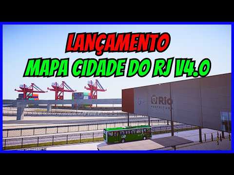 ????Gameplay Novo Mod Mapa Cidade do Rio de Janeiro RJ V4.0 | Proton Bus Simulator | PBSU | Mods