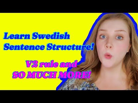 Swedish Word Order Explained | Master Sentence Structure (V2 Rule, Questions, Adverbs)