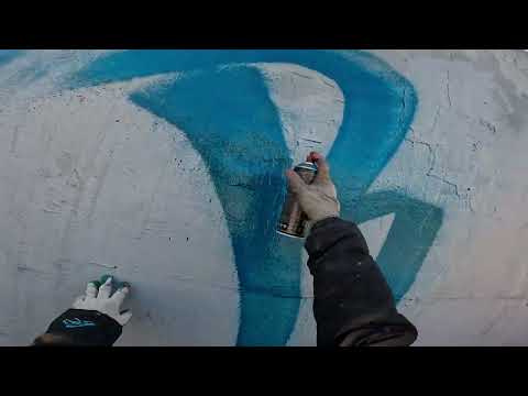 Winter graffiti bombing. Big tags, pieces and lifestyle with Rebel813. 2025