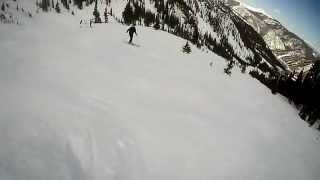 preview picture of video 'Skiing under the new Kachina Peak Chair at Taos, New Mexico, USA'