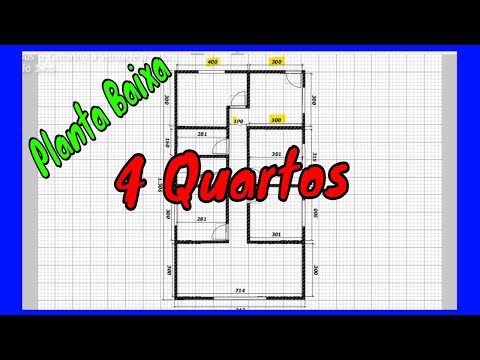7x13 Planta baixa 4 Quartos