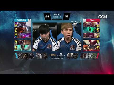 ROX vs SSG Highlights Game 2 LCK SUMMER 2017 ROX Tigers vs SamSung W1D4