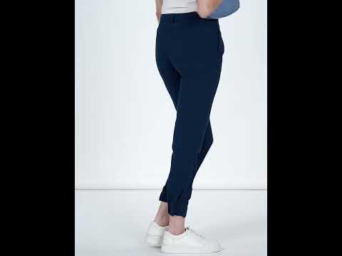 Dressberry Regular Fit Women Dark Blue Trousers Buy Dressberry