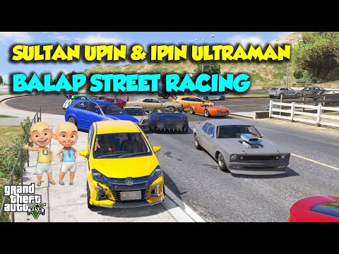 DAIHATSU ALYA BALAP SULTAN UPIN IPIN SENANG ULTRAMAN VS AKATSUKI - GTA V SULTAN UPIN IPIN SPESIAL