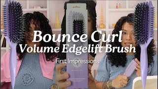 First Impressions: Trying the viral Bounce Curl EdgeLift Brush on my 3A/3B Curls