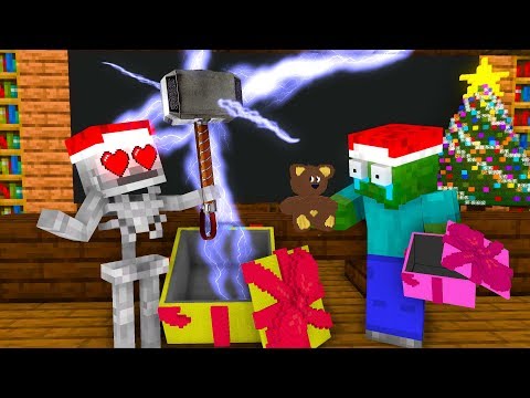 Monsters Christmas Presents - Minecraft Animation