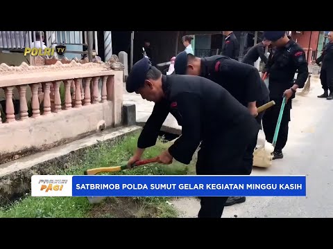 SATBRIMOB POLDA SUMATERA UTARA GELAR KEGIATAN MINGGU KASIH