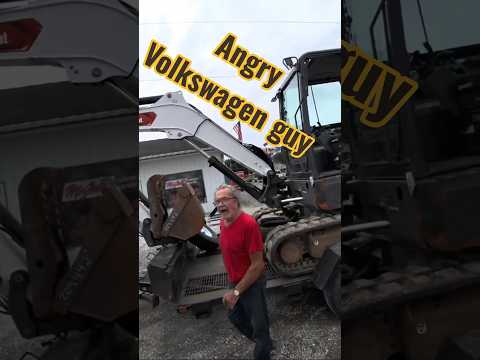Angry Excavator Guy - Origin Story 😂 #shorts