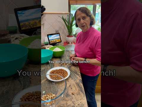 Not using a chopping board in front of Nonna