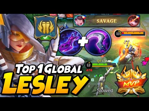 LESLEY NEW BEST BUILD TO GET A SAVAGE! | Top 1 Global Lesley