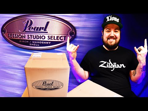 Unboxing My Epic New Pearl Session Studio Select Drum Set!