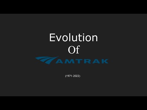 Evolution of Amtrak in rolling line (1971-2022)
