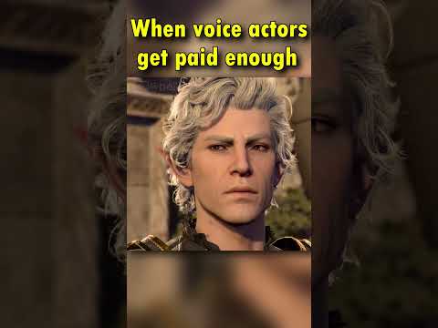 When voice actors actually get paid enough #baldursgate3 #bg3 #shorts