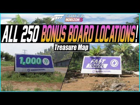 Forza Horizon 5 - All 250+ Bonus Board Locations!