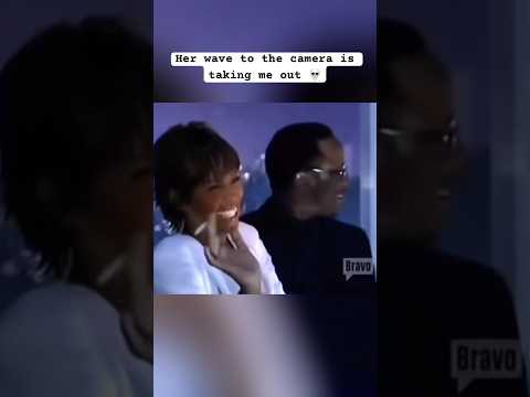 Whitney Houston saying the wildest things and then waves to the camera #whitney #whitneyhouston
