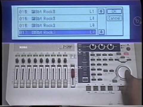 KORG D1200 MKII video manual