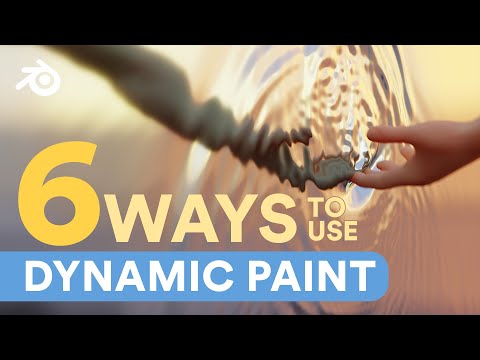 6 Mind-Blowing ways to use Dynamic Paint (Blender 3D)