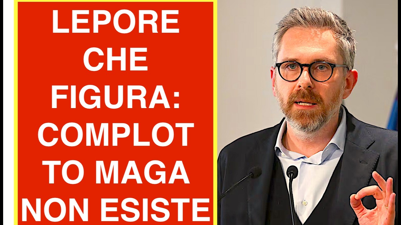 LEPORE CHE FIGURA: IL COMPLOTTO MAGA NON ESISTE