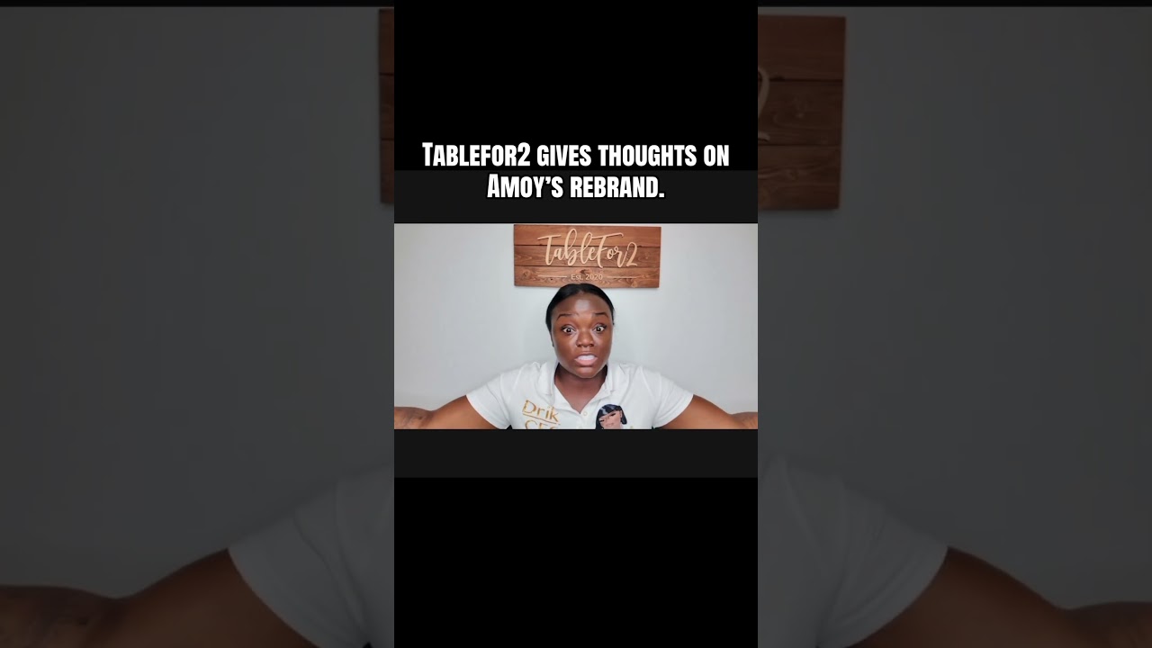 Tablefor2 gives thoughts on Amoythagoddess rebrand. #tablefor2