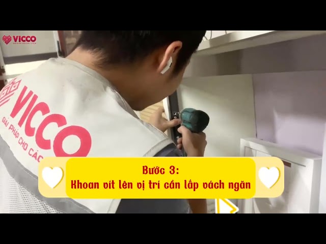 Hướng dẫn lắp đặt Vách ngăn điều hòa Ray Cửa sổ VICCO